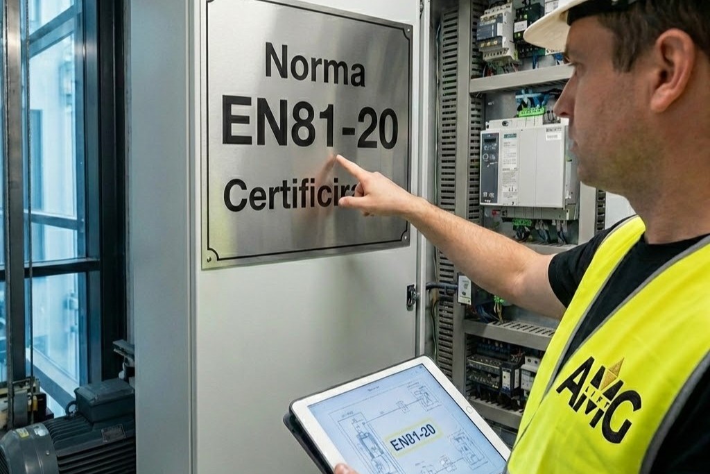 Prikaz modernog dizala